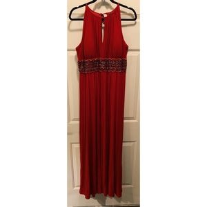 R&M Richards • Long Red Dress